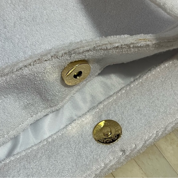 Stoney Clover Lane & Target Collab White Terry Beach Tote - Picture 12 of 13